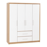 Seville 4 Door 2 Drawer Wardrobe