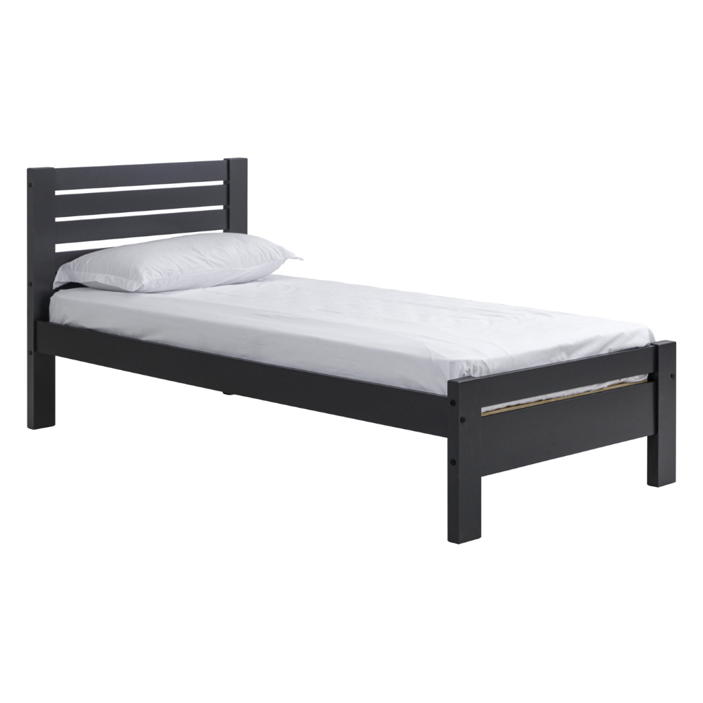 Toledo Bed Frame in Anthracite Grey Finish