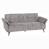 Amalfi 3 Seater Sofa Champagne Fabric And Grey Fabric