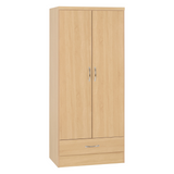 Nevada 2 Door 1 Drawer Wardrobe