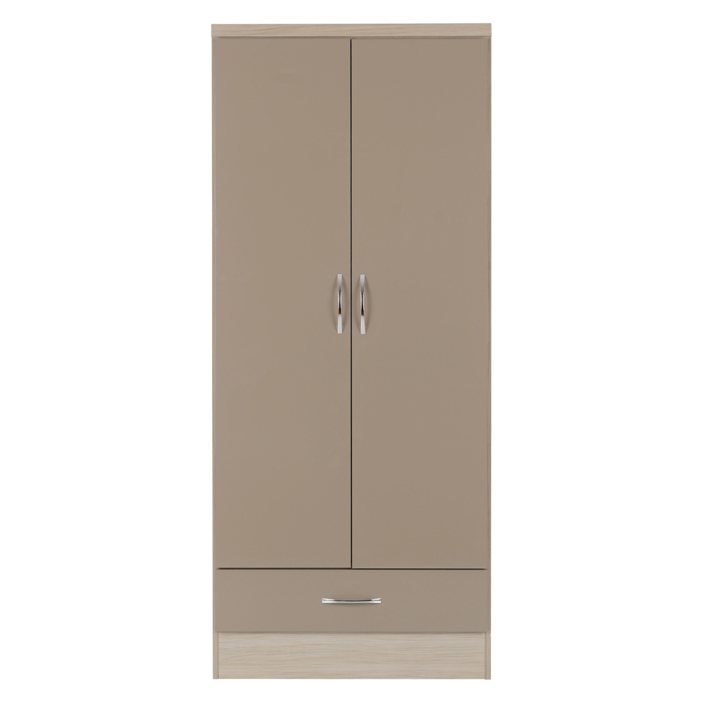 Nevada 2 Door 1 Drawer Wardrobe