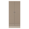 Nevada 2 Door 1 Drawer Wardrobe