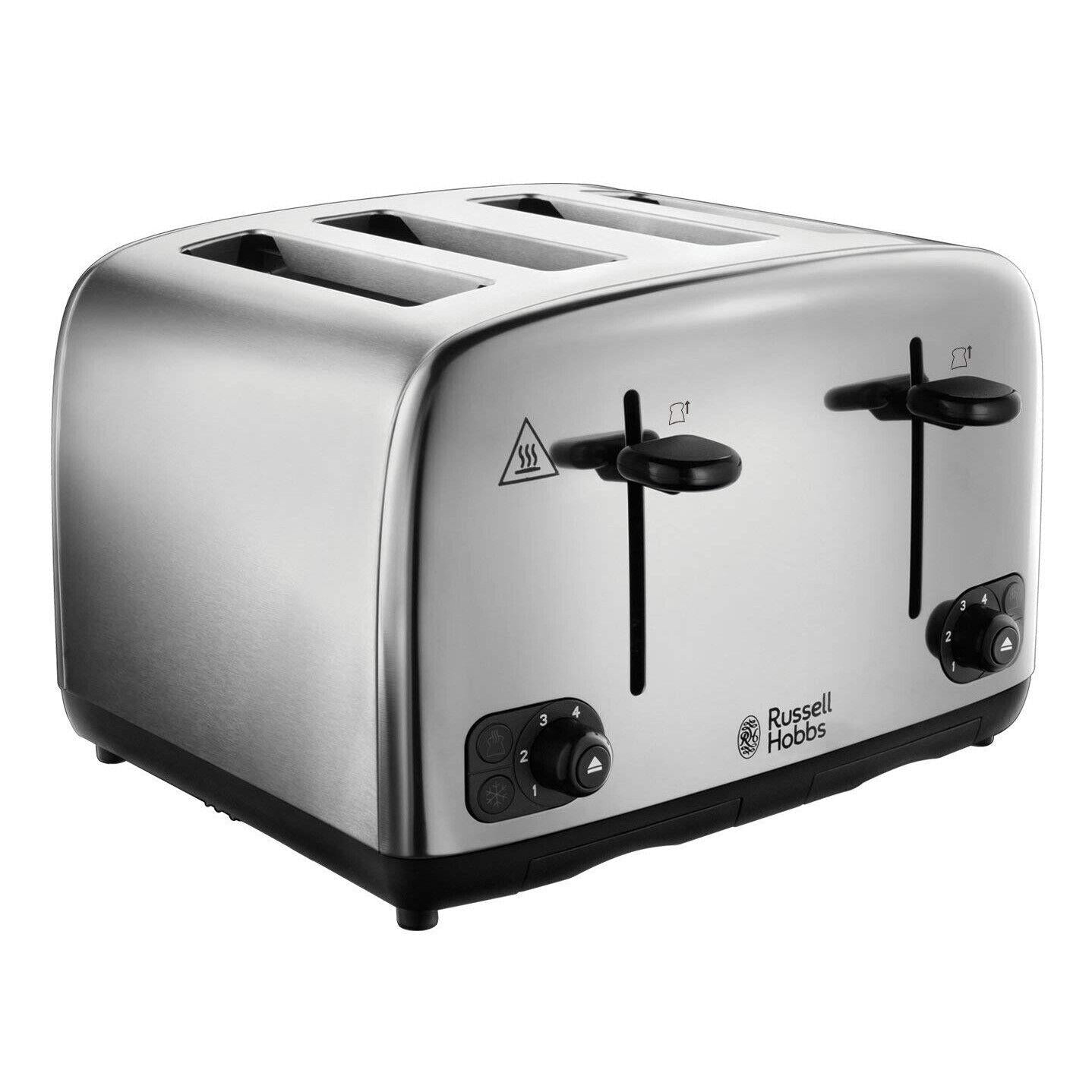 Russell Hobbs S/Steel 4 Slice Toaster