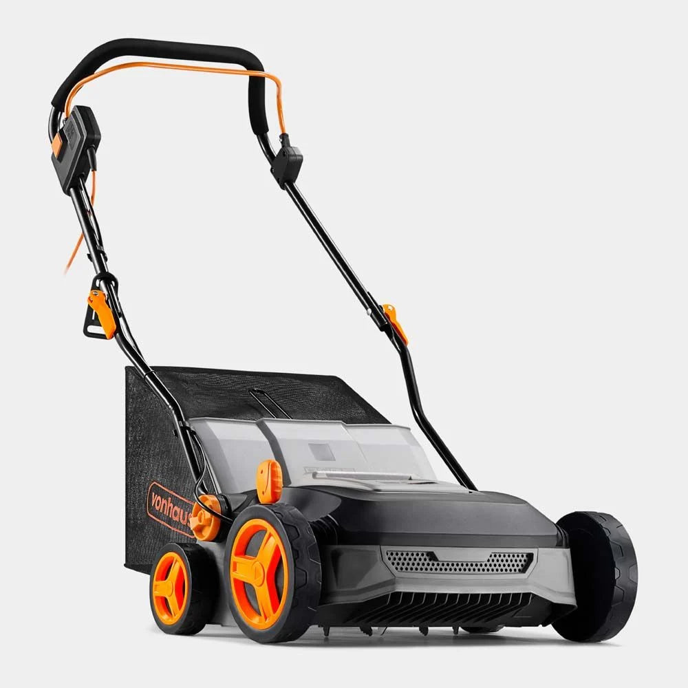 1600W Electric Lawn Aerator & Scarifier Moss Remover Garden Tool