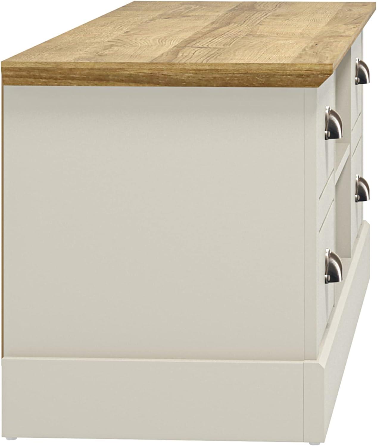 Crawford Tv Unit - Ivory & Oak