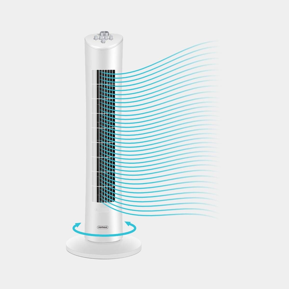 31 Inch Electric Tower Fan Oscillating Cooling Fan Home