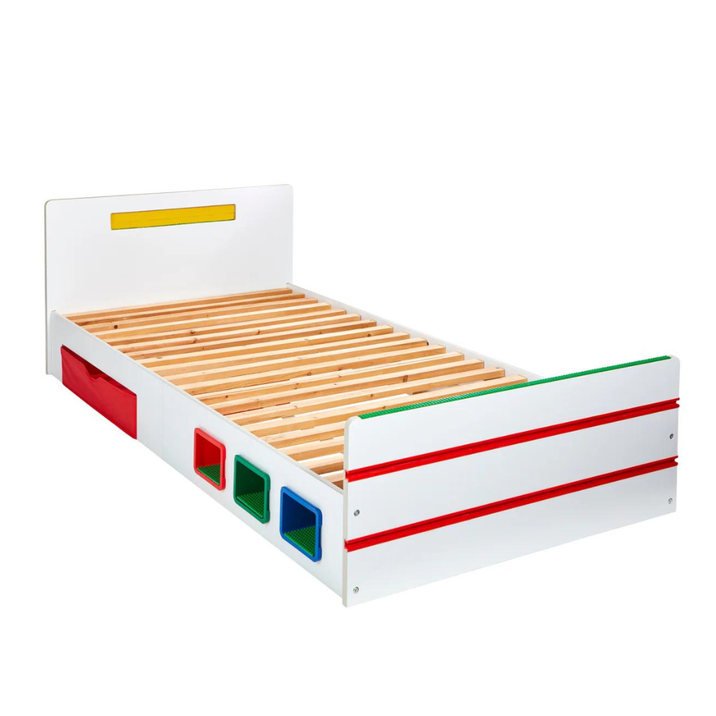 Kids Lego Single Bed Frame With Storage