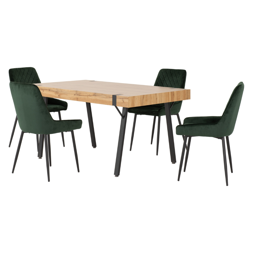 Treviso Dining Set with Avery Chairs