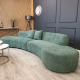 Miami Curved Cinema Boucle Sofa