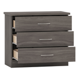 Nevada 3 Drawer Chest Sonoma Oak Effect