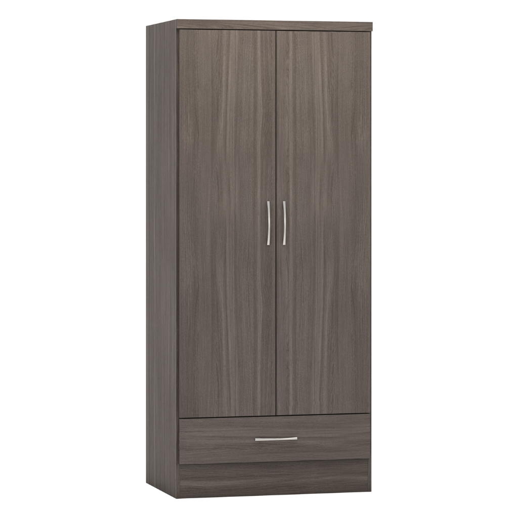 Nevada 2 Door 1 Drawer Wardrobe