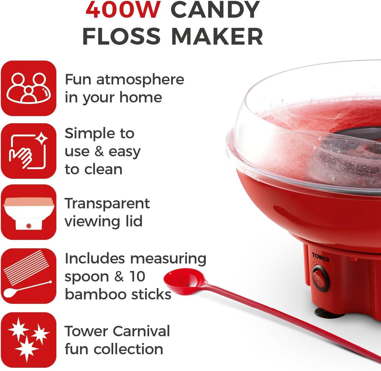 Tower 400W Candy Floss Maker