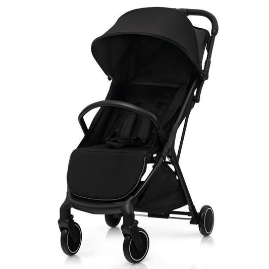 Black Lightweight Baby Stroller