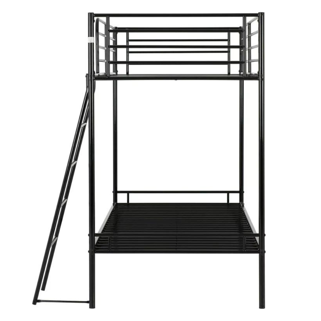 Brandon Metal Frame Bunk Bed Single 3ft with Ladder