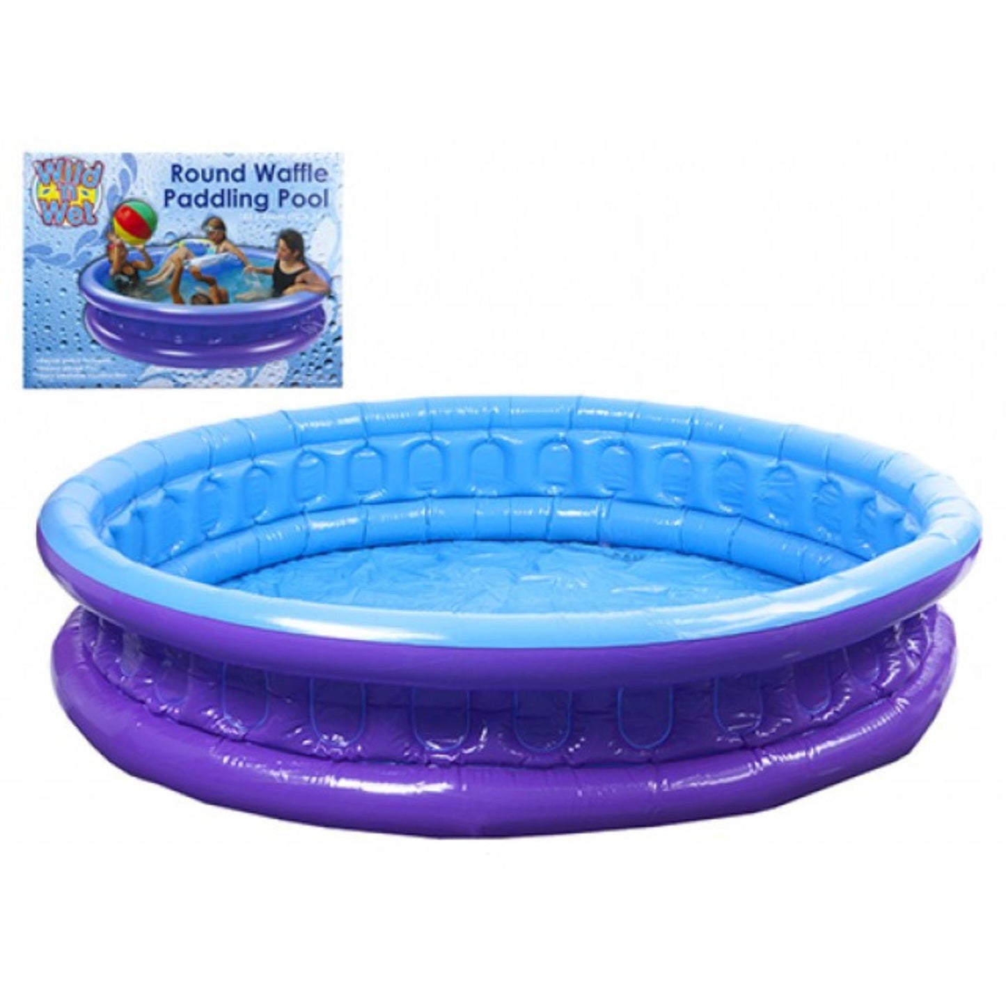 72" x 14" Round Waffle Pool