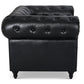 Chesterfield Tufted Vegan Leather Upholstered Chair