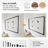 37-75 Inch Flat TV Wall Bracket Slim Mount Tilting Universal TV Stand
