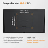 37-75 Inch Flat TV Wall Bracket Slim Mount Tilting Universal TV Stand