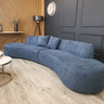 Miami Curved Cinema Boucle Sofa