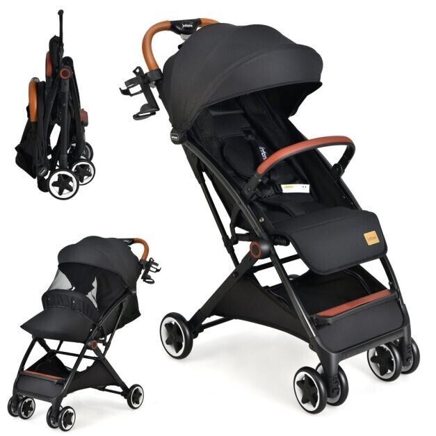 Black Pushchair baby Stroller