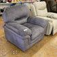 Grey Soft Velvet Armchair