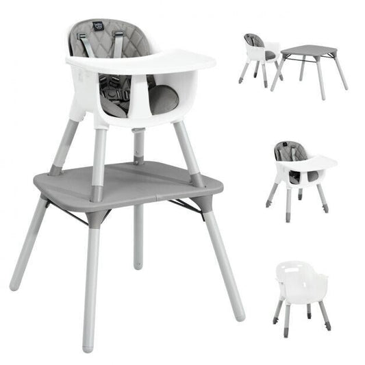 4 In 1 Grey High Chair