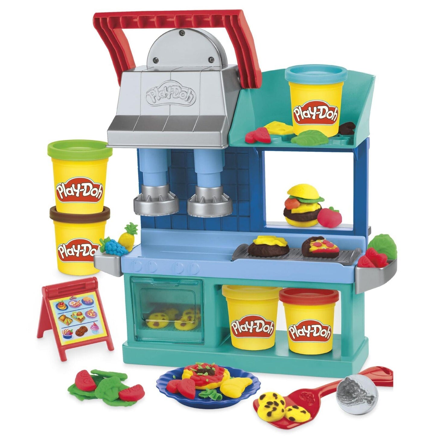 Play-Doh Kitchen Creations Busy Chef's Restaurant Playset Pretend Cooking