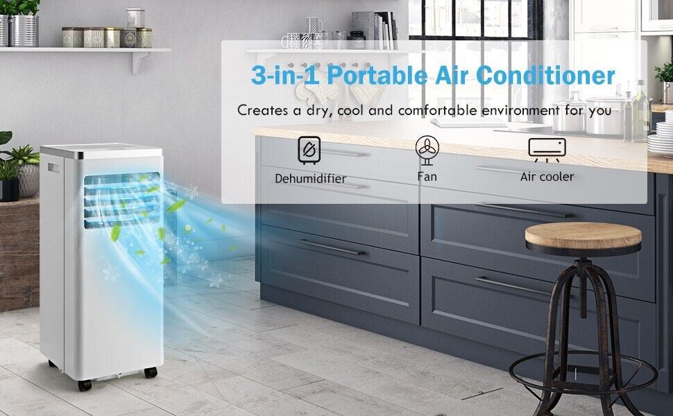 9000 BTU Air Conditioner 3-in-1