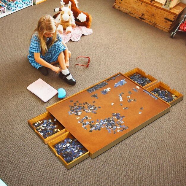 Wooden Jigsaw Puzzle Board