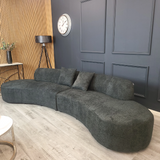 Miami Curved Cinema Boucle Sofa