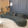 Miami Curved Cinema Boucle Sofa