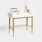 White and Gold Dressing Table