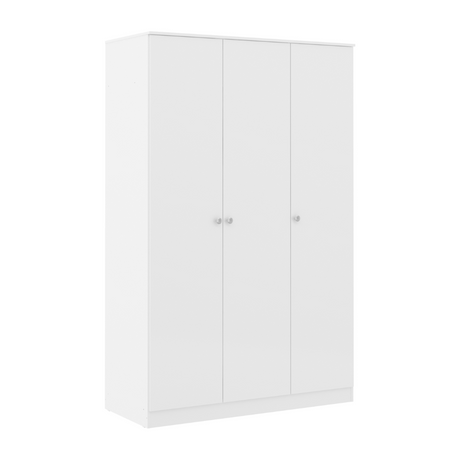 Denver 3 Door Wardrobe White
