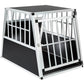 Premium Aluminium & Wood Mobile Dog Crate Crate, Safe Transportation For Pets