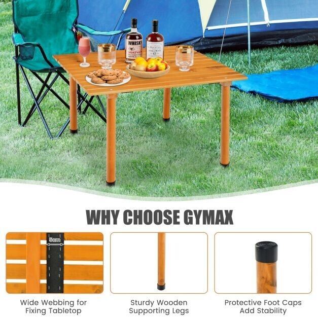 Folding Roll Up Camping Table