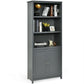 Grey 3 Tier Wooden Bookcase