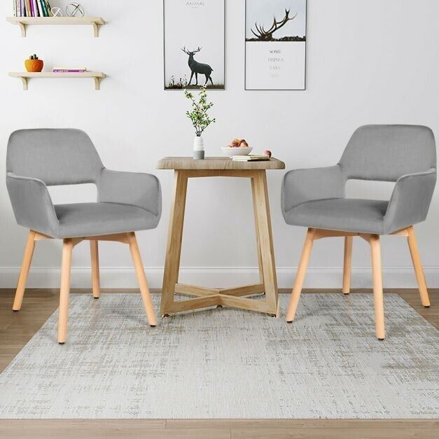 Grey Velvet Chairs