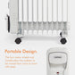 11 Fin 2500W Oil Filled Radiator - White