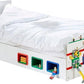 Kids Lego Single Bed Frame With Storage Ex Display