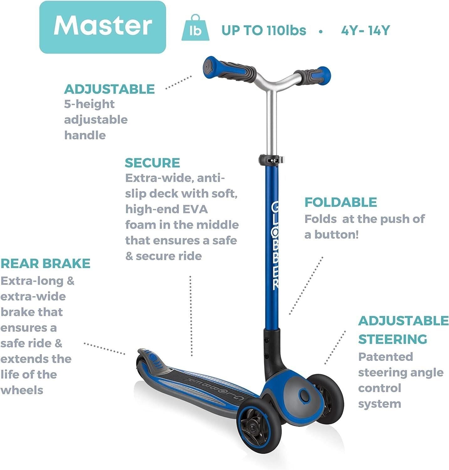 Master Blue Scooter