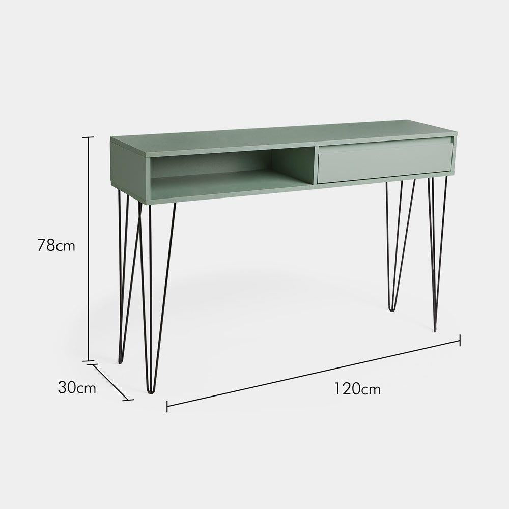 Jensen Pale Green Console Table
