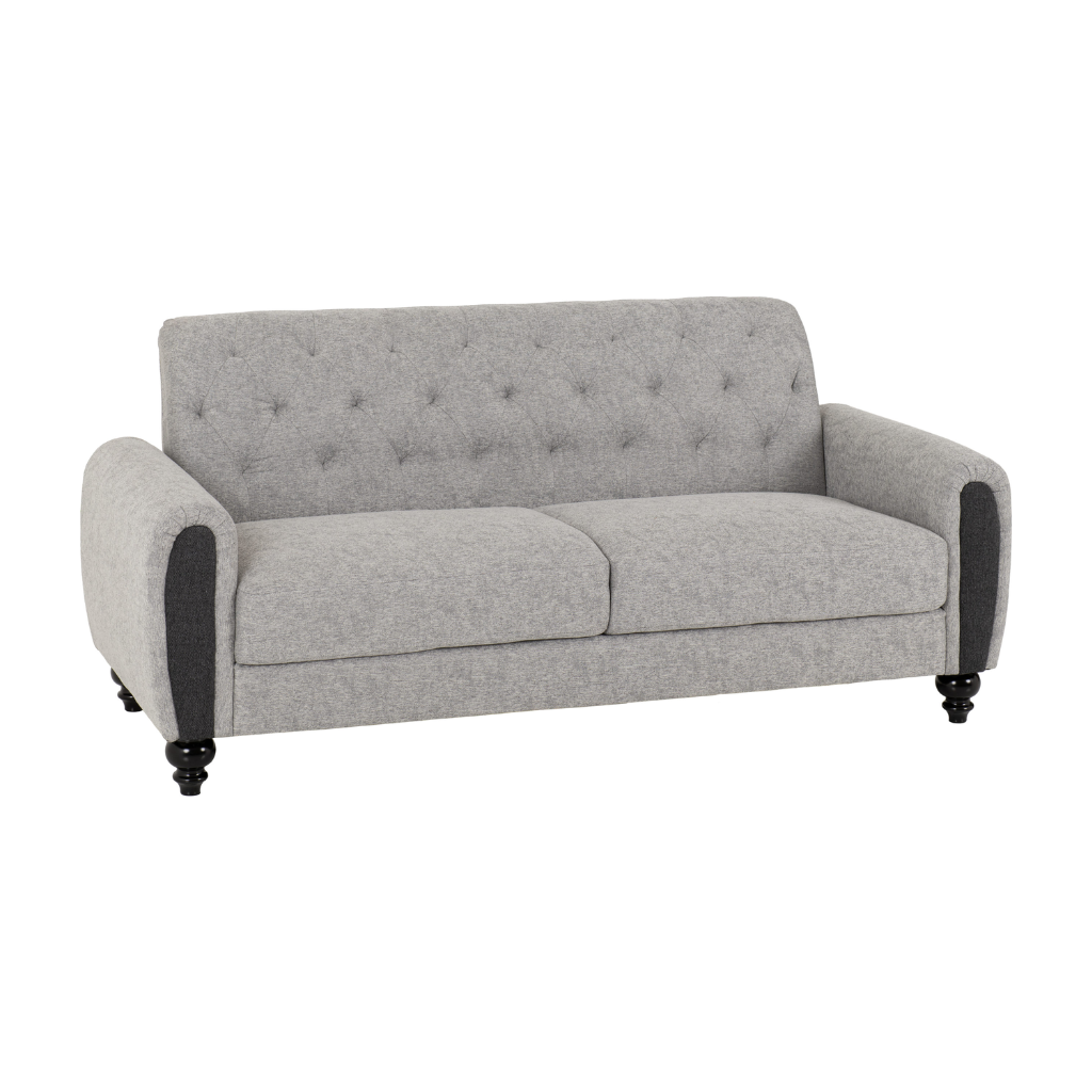 Chester 3+2 Sofa Suite Light Grey Fabric