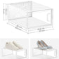Clear Shoe Boxes, Set of 12