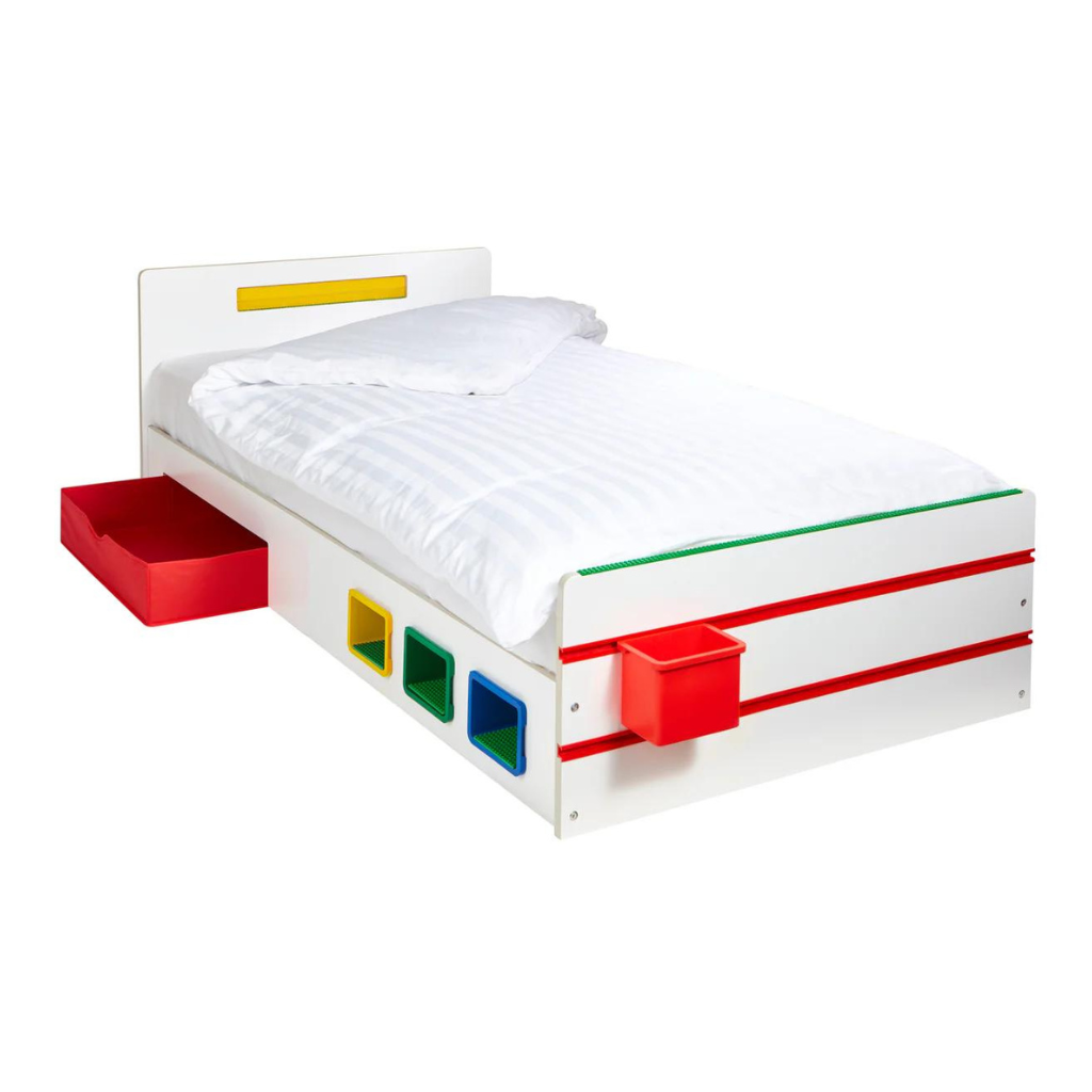 Kids Lego Single Bed Frame With Storage