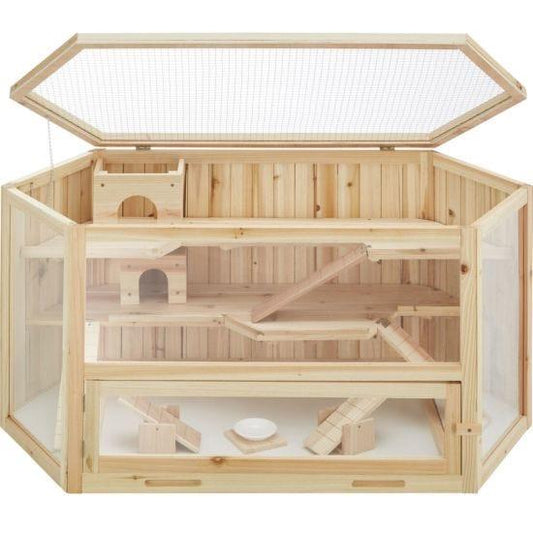 Wooden Hamster Cage