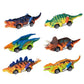 Racing Dinosaurs 6 Pc Racer Dino Car Pull Back Mini Figures Racing Dino's