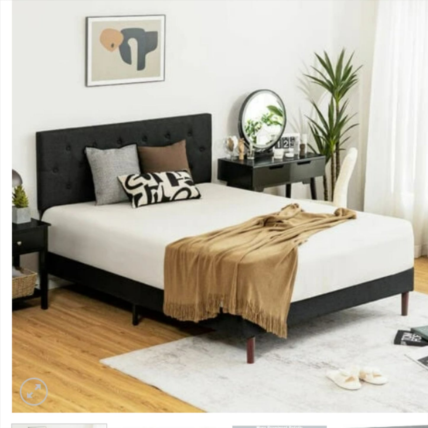 Wooden Solid Kingsize Bed Frame(See Description)