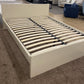 King Size Cream Gloss Bed Frame