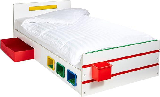 Kids Lego Single Bed Frame With Storage Ex Display