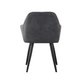Grey Tufted Upholstered Armchair